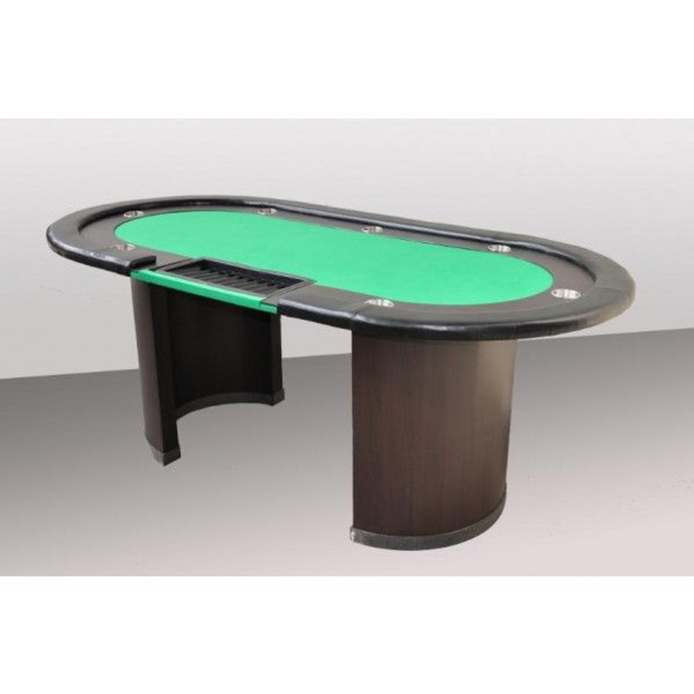 XXL Poker Tafel Nevada groen 7 spelers + dealer Belomax