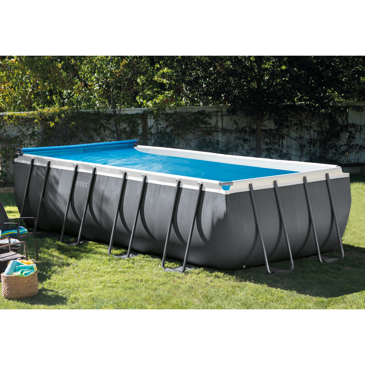 Intex Solar Cover Oprolsysteem 274 - 488 Cm