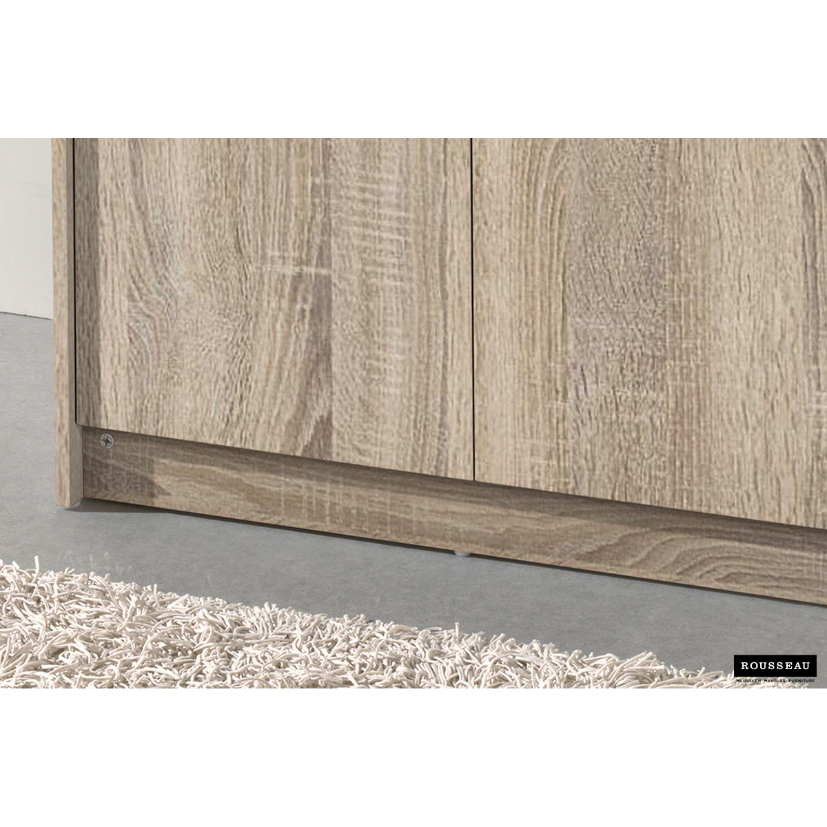 Kleerkast 'Ray' 2 Deuren Sonoma (180x80x54cm)