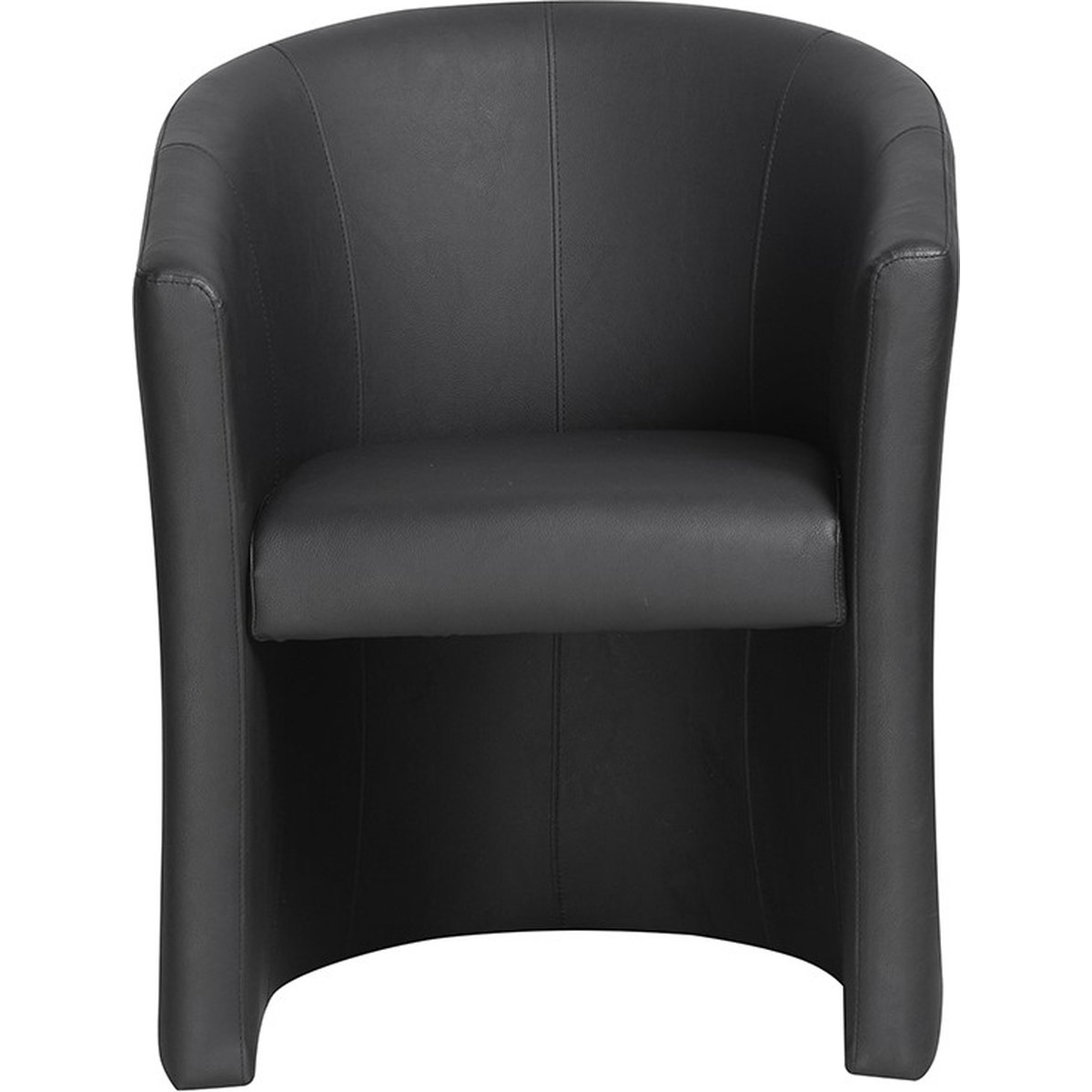 Interiax Kuipzetel Fauteuil Sophia Zwart PU