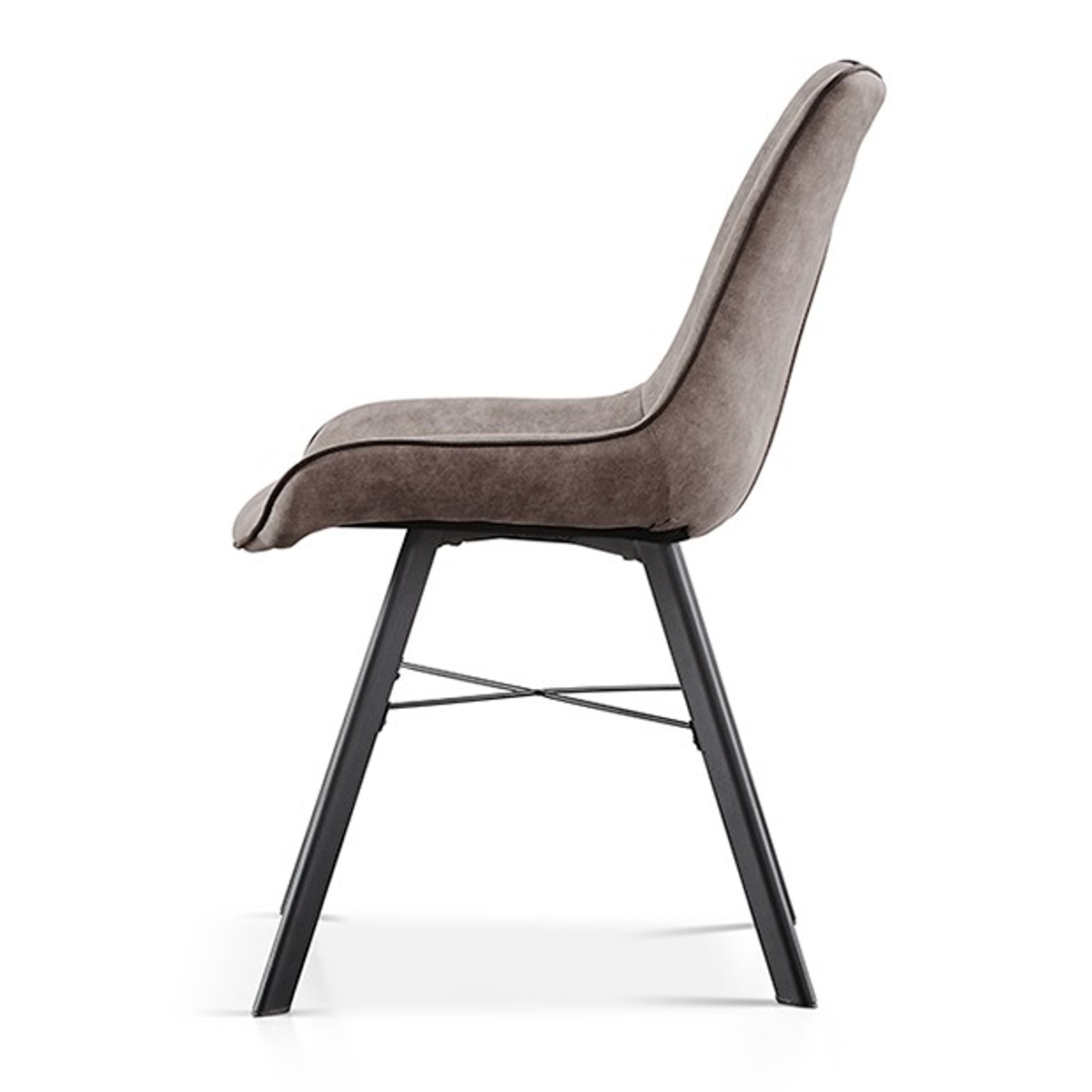 Interiax Chaise de salle à manger Ida Micro Fiber PU Grey