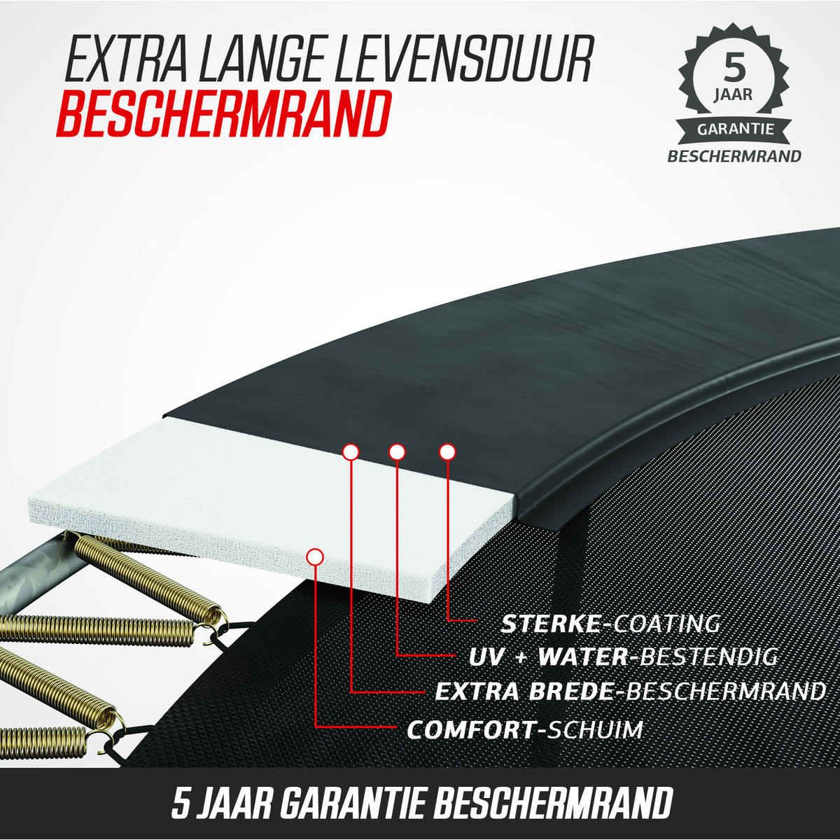 Berg Elite Flatground Trampoline 430 Grijs Airflow Pro