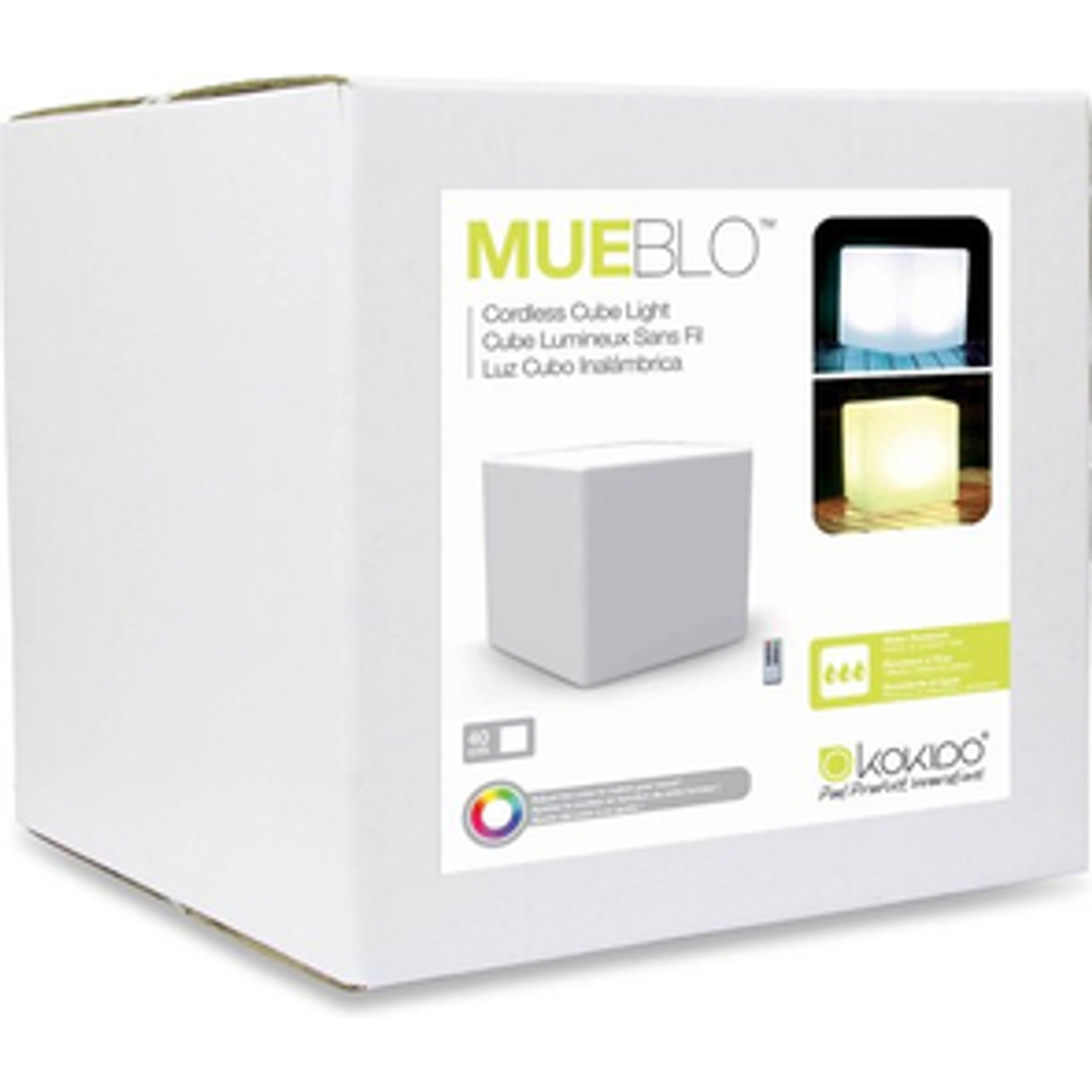 MUEBLO Illuminated Cube - 40cm