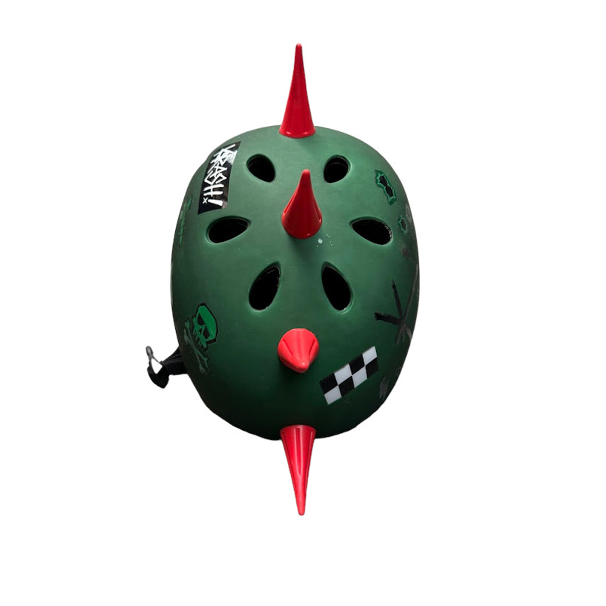 KRASH HELMET LIBERTY SPIKES GREEN 8+