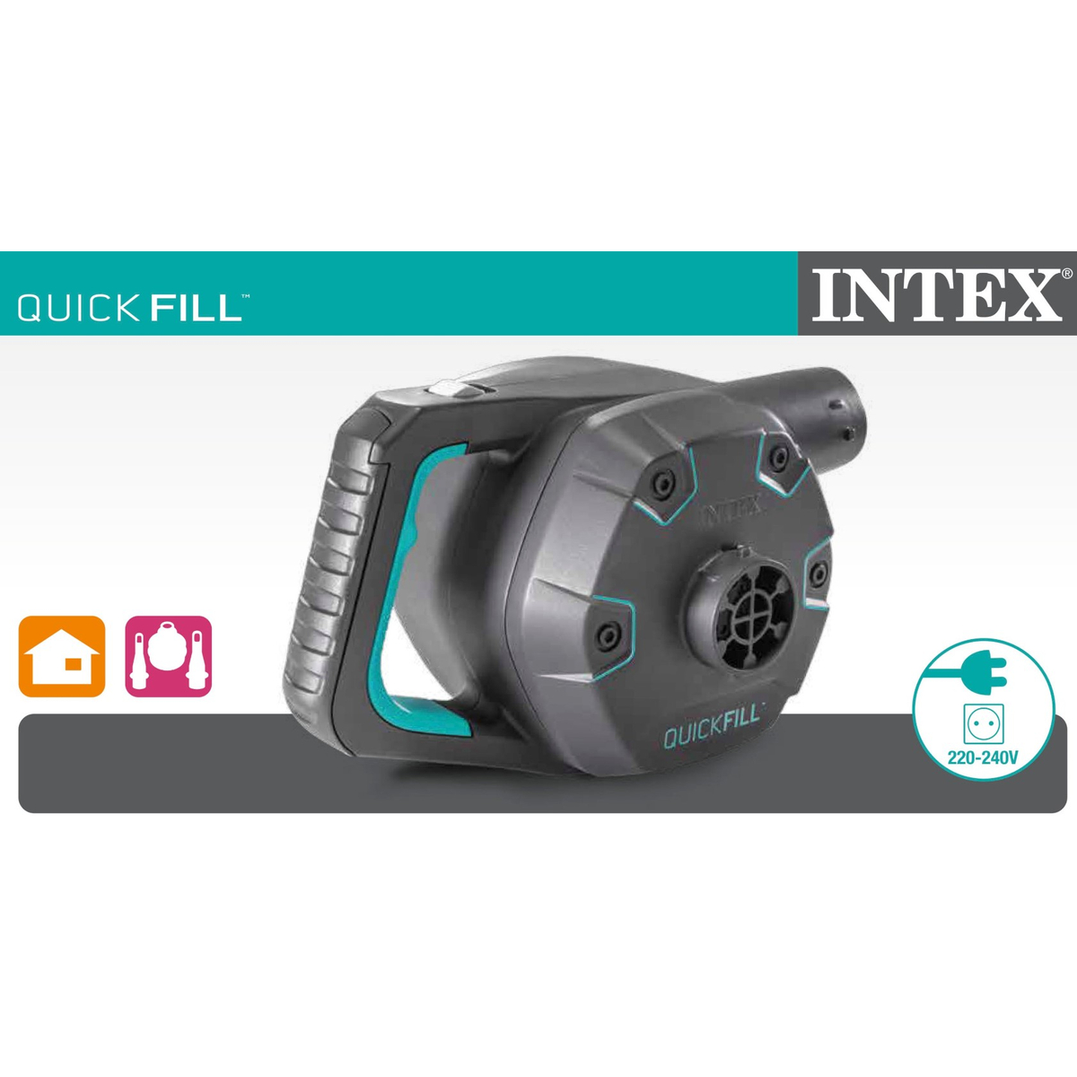 Intex Quick-Fill Elektische Opblaaspomp 220-240 V