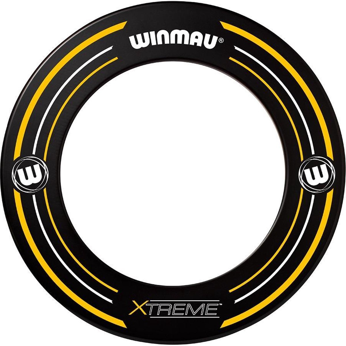 Winmau Catchring Black Xtreme2 - dartsurroundring - zwart 
