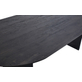 Interiax Eettafel 'Rayan' 230 cm Ovaal Decor Donkerbruin