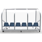 Alusport Dug-Out Verplaatsbaar 5-6 Personen DO300VZ Model C