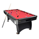 NORTH Table de Billard Gardone 7 ft Noir/Rouge