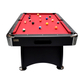 NORTH Table de Billard Gardone 8ft Noir/Rouge