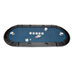 North Tabletop Poker Table 10 personnes Bleu