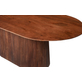 Interiax Eettafel 'Camille' Ovaal 200 cm - Mangohout Bruin - 200x100x76 cm